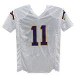 Daunte Culpepper Autographed/Signed Pro Style White XL Jersey Beckett 39312