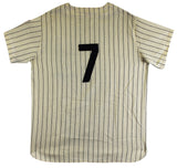 Yankees Mickey Mantle "No. 7" Authentic Signed M&N Pinstripe Jersey BAS #AE13532