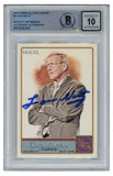 Lou Holtz Autographed/Signed 2011 Allen&Ginter 3 Trading Card Slab Beckett 52666