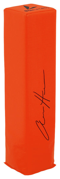 Aidan Hutchinson Signed BSN Orange Endzone Football Pylon - (SCHWARTZ COA)