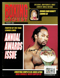 Lennox Lewis Autographed Signed Boxing Digest Magazine Beckett BAS QR #BK08863