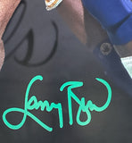 Magic Johnson Larry Bird Signed Boston Celtics LA Lakers 1620 Photo BAS 44657