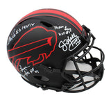 Reed, Thomas, Levy & Kelly Signed Buffalo Speed Authentic Eclipse NFL Helmet