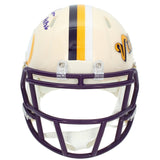Warren Moon Autographed "HOF 06" Vikings RETRO Speed Mini Helmet Beckett
