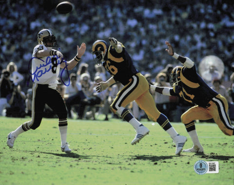 Archie Manning Autographed 8x10 Photo New Orleans Saints Beckett BAS QR #BS12967