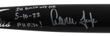 Aaron Judge "1st Walk Off HR, All Rise!" Signed Victus Player Model Bat BAS MLB