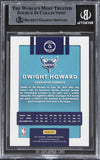 Hornets Dwight Howard Authentic Signed 2017 Donruss #19 Card Auto 10 BAS Slabbed