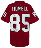 Cuba Gooding Jr Signed Red 'Tidwell #85' Custom Football Jersey - (BECKETT COA)