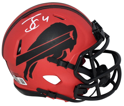 JAMES COOK AUTOGRAPHED BUFFALO BILLS RAVE SPEED MINI HELMET BECKETT