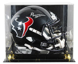 Texans Nico Collins Signed Full Size Speed Rep Helmet W/ Case BAS Witnessed 2