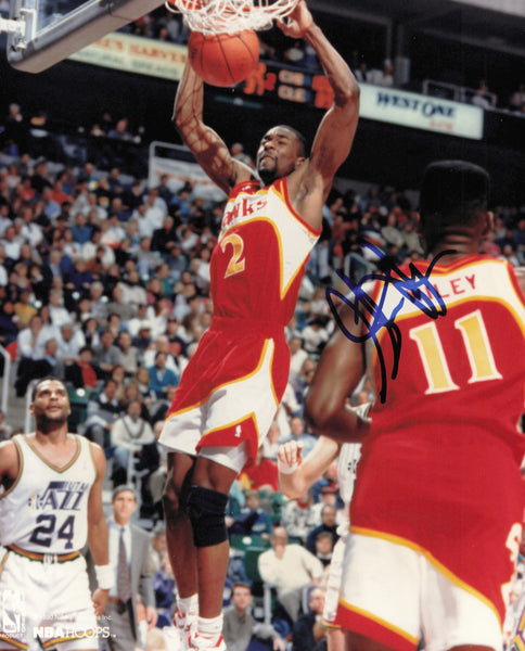 Stacey Augmon Autographed Signed 8x10 Photo Atlanta Hawks SKU #246015
