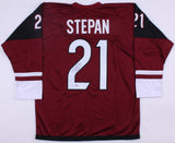 Derek Stepan Signed Coyotes Jersey (Beckett COA) Playing career 2010-present