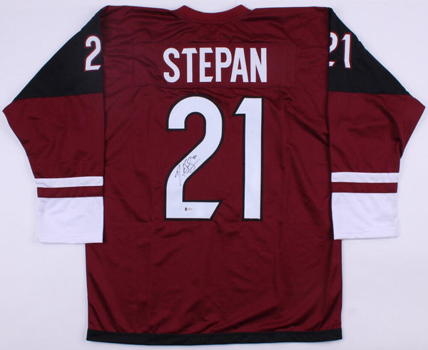 Derek Stepan Signed Coyotes Jersey (Beckett COA) Playing career 2010-present