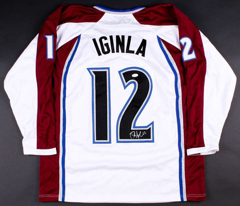 Jarome Iginla Signed Colorado Avalanche Jersey (JSA COA) Ready for Framing