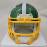 JOSH JACOBS SIGNED GREEN BAY PACKERS FLASH SPEED MINI HELMET BECKETT QR