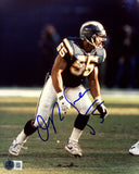 Junior Seau Autographed 8x10 Photo San Diego Chargers Beckett BAS #AE16604