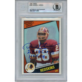 Darrell Green Autographed 1984 Topps 380 HOF 2x SB Champ Card Slab Beckett 51916