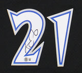 Kevin Garnett Signed Minnesota Timberwolves Mitchell&Ness Black Swingman Jersey