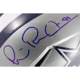 Michael Irvin Autographed/Signed Dallas Cowboys F/S Helmet Beckett Witness 49574