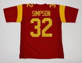 O. J. Simpson Signed USC Trojans Maroon Jersey (JSA COA) 1973 NFL MVP / Bills