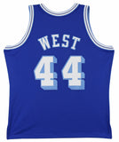 Lakers Jerry West Blue 1960-61 Mitchell & Ness HWC Swingman Jersey Un-signed