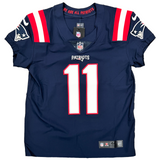Julian Edelman New England Patriots Signed Authentic Navy Nike Elite Jersey JSA