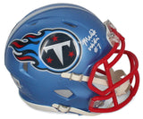 Malik Willis Autographed Tennessee Titans Flash Mini Speed Helmet Beckett