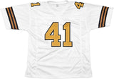 NEW ORLEANS SAINTS ALVIN KAMARA AUTOGRAPHED WHITE JERSEY BECKETT WITNESS 243271