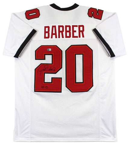 Ronde Barber "HOF 23" Authentic Signed White Pro Style Jersey BAS Witnessed