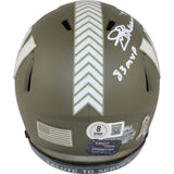 Joe Theismann Signed Washington Commanders 22 STS Mini Helmet MVP Beckett 49701