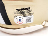 CHRIS OLAVE AUTOGRAPHED SIGNED SAINTS GOLD SPEED MINI HELMET BECKETT QR 206047