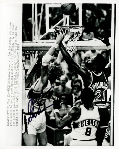 Jack Sikma Autographed Signed 8x10 Wire Photo Seattle Supersonics MCS 70253