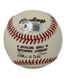 Stan Musial Signed St Louis Cardinals NL Baseball *SMUDGED* Beckett 42183