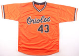 Jim Johnson Signed Baltimore Orioles Jersey Inscribed "2x Saves Leader"/ Beckett