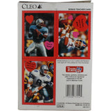 NFL Quarterback Club 32 Vintage Cleo Valentines Trading Cards Box 57476