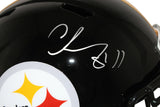 Chase Claypool Autographed Pittsburgh Steelers F/S Speed Helmet BAS 30346