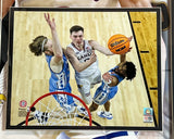 Christian Braun Autographed Dual-Image 8x10 Photo (Nuggets & Kansas Jayhawks BAS