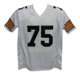 Joe Greene Autographed/Signed Pro Style White XL Jersey HOF Beckett 35508