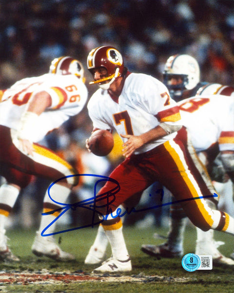 Commanders Joe Theismann Authentic Signed 8x10 Horizontal Photo BAS #BQ96489