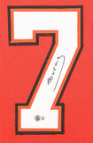 Bucky Irving Signed Tampa Bay Buccaneers 35x43 Framed Jersey (Beckett) R.B.