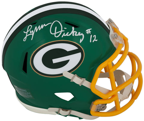 Lynn Dickey Signed Packers FLASH Riddell Speed Mini Helmet (SCHWARTZ SPORTS COA)