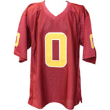 Jordyn Tyson Autographed/Signed College Style Red XL Jersey Beckett 51414