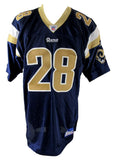 Marshall Faulk HOF Signed/Auto Reebok On Field Football Jersey Rams JSA XHC176