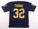 Anthony Thomas Signed Michigan Wolverines Jersey Inscribed A-Train /JSA Bears RB