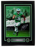 Saquon Barkley Signed/Autographed 16x20 Photo Eagles Framed PSA/DNA 203373