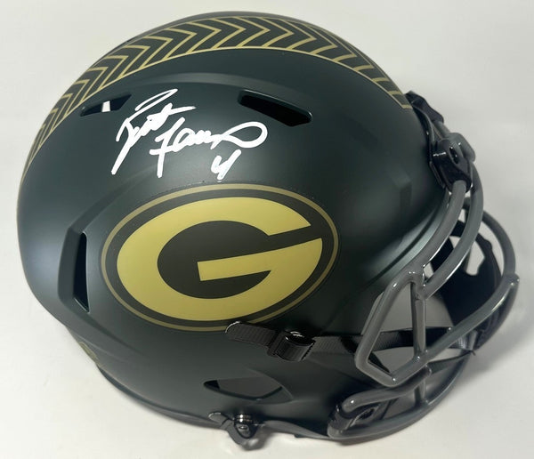Packers BRETT FAVRE Signed Riddell Full Size Replica 2025 SALUTE Helmet AUTO