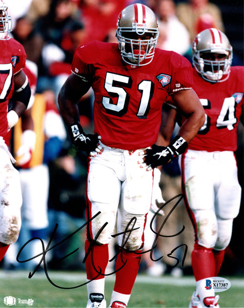 Ken Norton Jr. Autographed San Francisco 49ers 8x10 Photo Beckett Authenticated