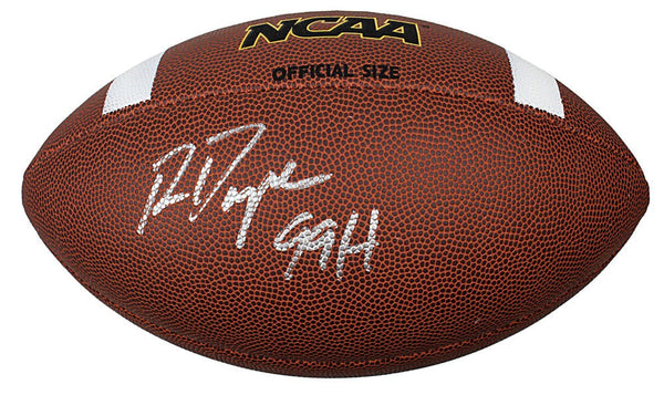 RON DAYNE Signed Wilson NCAA Full Size Composite Football w/99H - SCHWARTZ