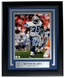Benny Blades Detroit Lions Signed/Autographed 8x10 Photo Framed JSA 163305