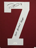 FRAMED ALABAMA CRIMSON TIDE TREVON DIGGS AUTOGRAPHED SIGNED JERSEY JSA COA
